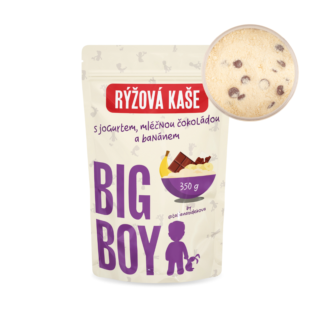 BIG BOY® Rýžová kaše s jogurtem by Tatiana 350 g  Eko varianta