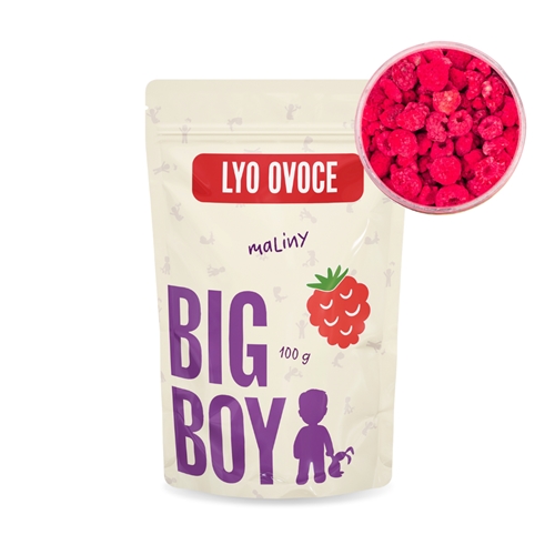 BIG BOY® Maliny celé lyofilizované 100g